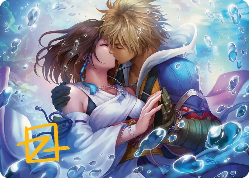 Carte artistique Toujours ensemble (Signature estampillée or) [Collection artistique FINAL FANTASY]