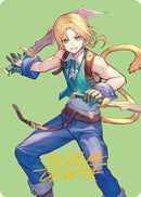 Zidane, voleur Tantalus, carte artistique (signature dorée) [Série d'Art FINAL FANTASY]
