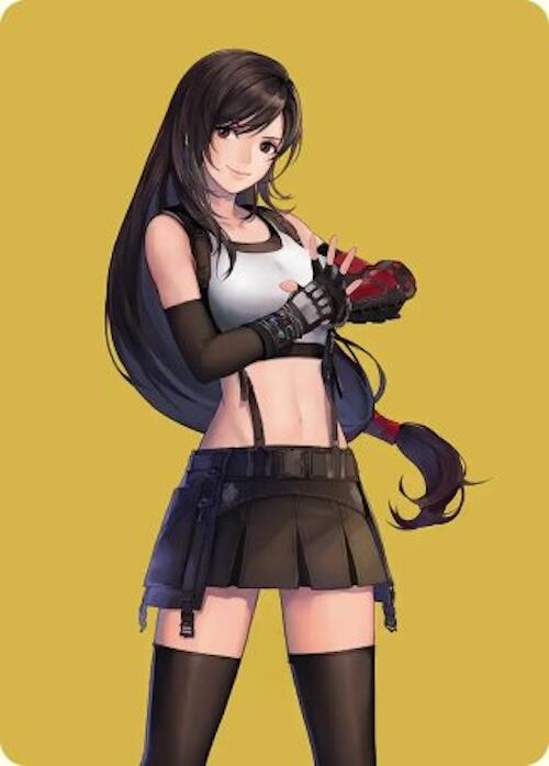 Tifa, carte illustrée de l'artiste martial [Série d'art FINAL FANTASY]