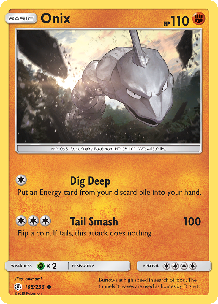 Onix (105/236) [Soleil et Lune : Éclipse Cosmique]
