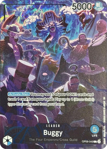Buggy (versión inglesa del set del 2º aniversario) [Cartas promocionales de One Piece]