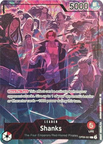 Shanks (Conjunto del 2do Aniversario Versión en Inglés) [Cartas Promocionales de One Piece]