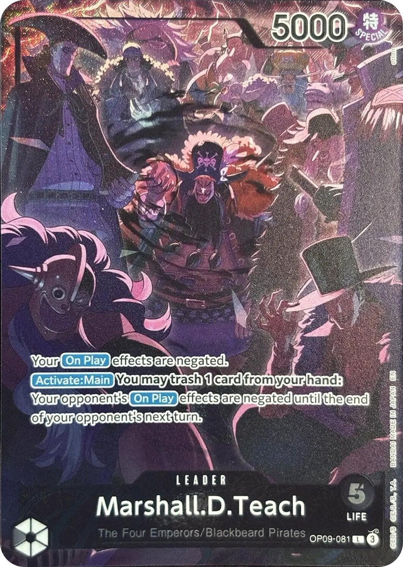Marshall.D.Teach (Version anglaise – Set 2e anniversaire) [Cartes promotionnelles One Piece]
