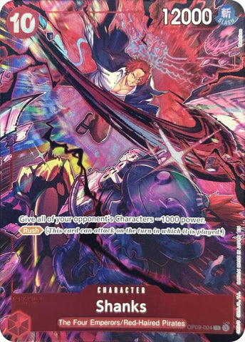 Shanks (Conjunto 2º Aniversario Versión Inglesa) [Cartas Promocionales de One Piece]