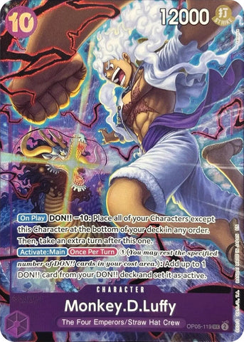 Monkey.D.Luffy (Set de 2.º Aniversario - Versión en Inglés) [Cartas Promocionales de One Piece]