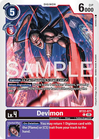 Devimon [BT22-071] [Cyber Edén]