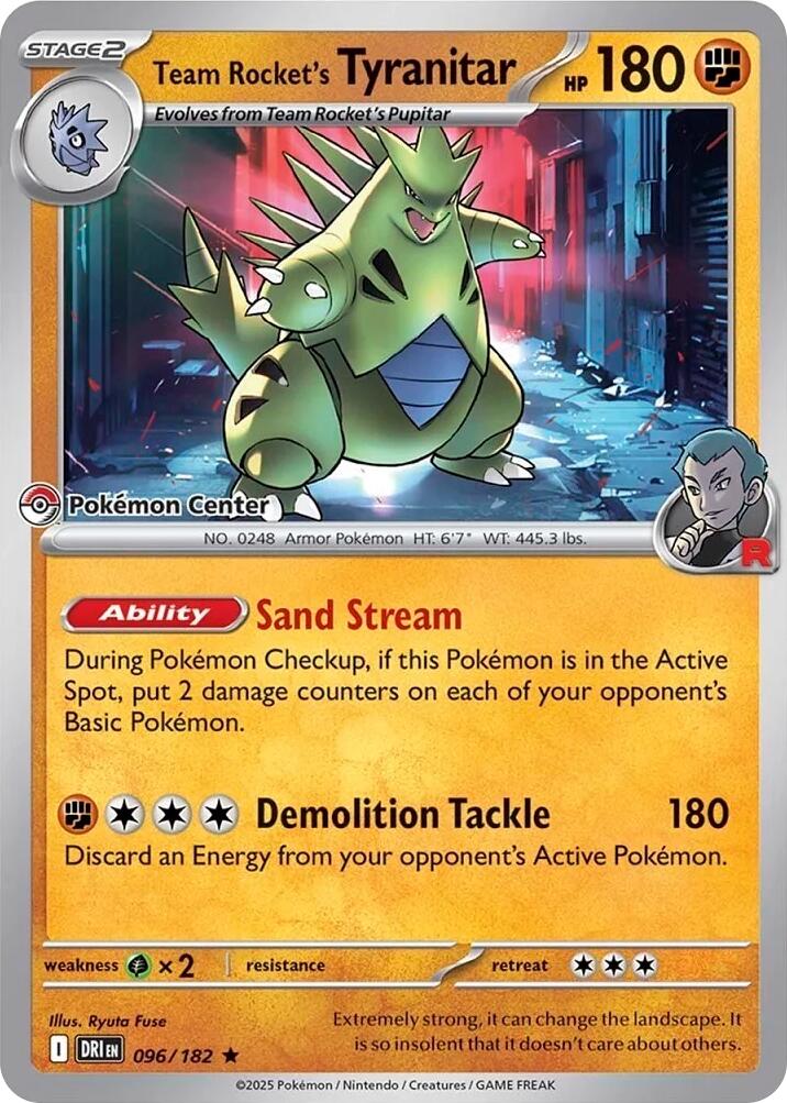 Tyranocif du Groupe Rocket (096/182) (Exclusivité Pokémon Center) [Cartes diverses]