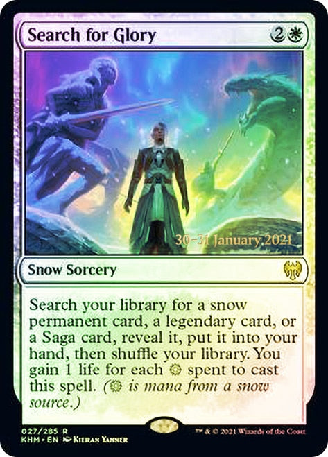 Recherche de gloire [Promos Prerelease Kaldheim]