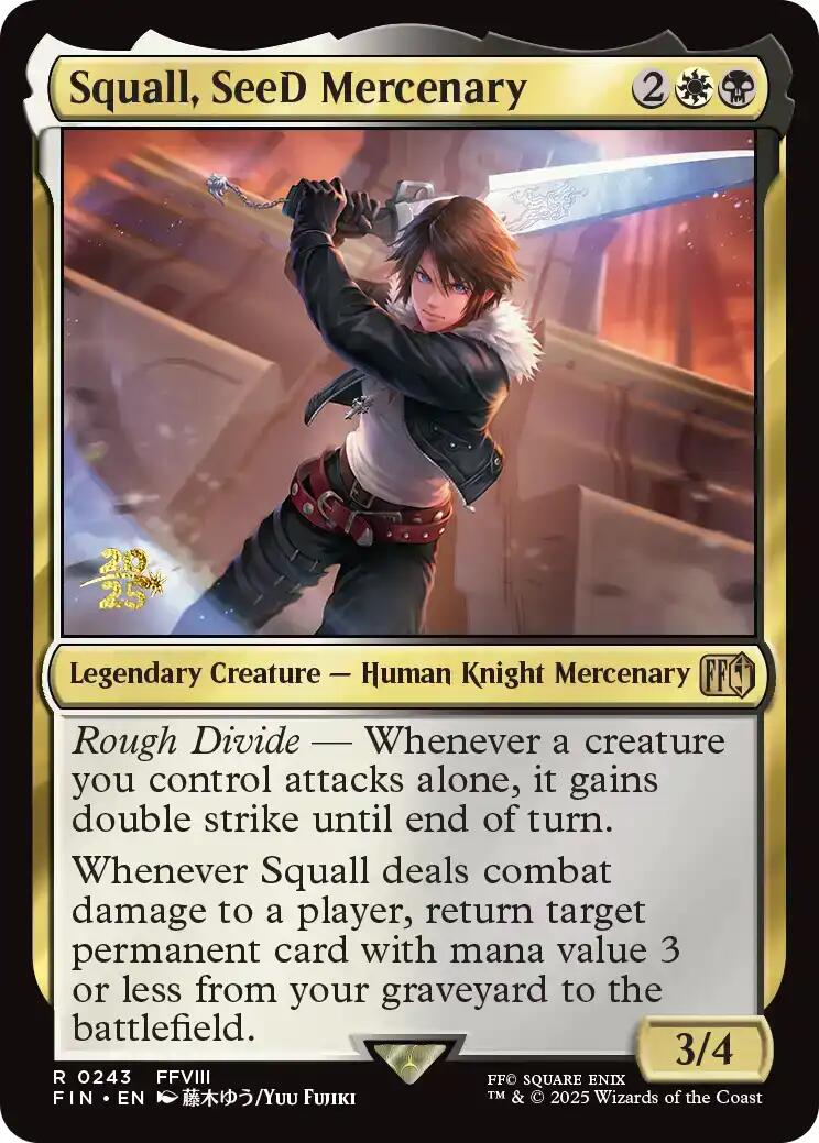 Squall, mercenario de SeeD [Promoción de prelanzamiento de FINAL FANTASY]
