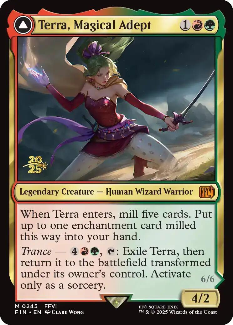 Terra, Mage accomplie // Esper Terra [FINAL FANTASY Carte promo avant-première]