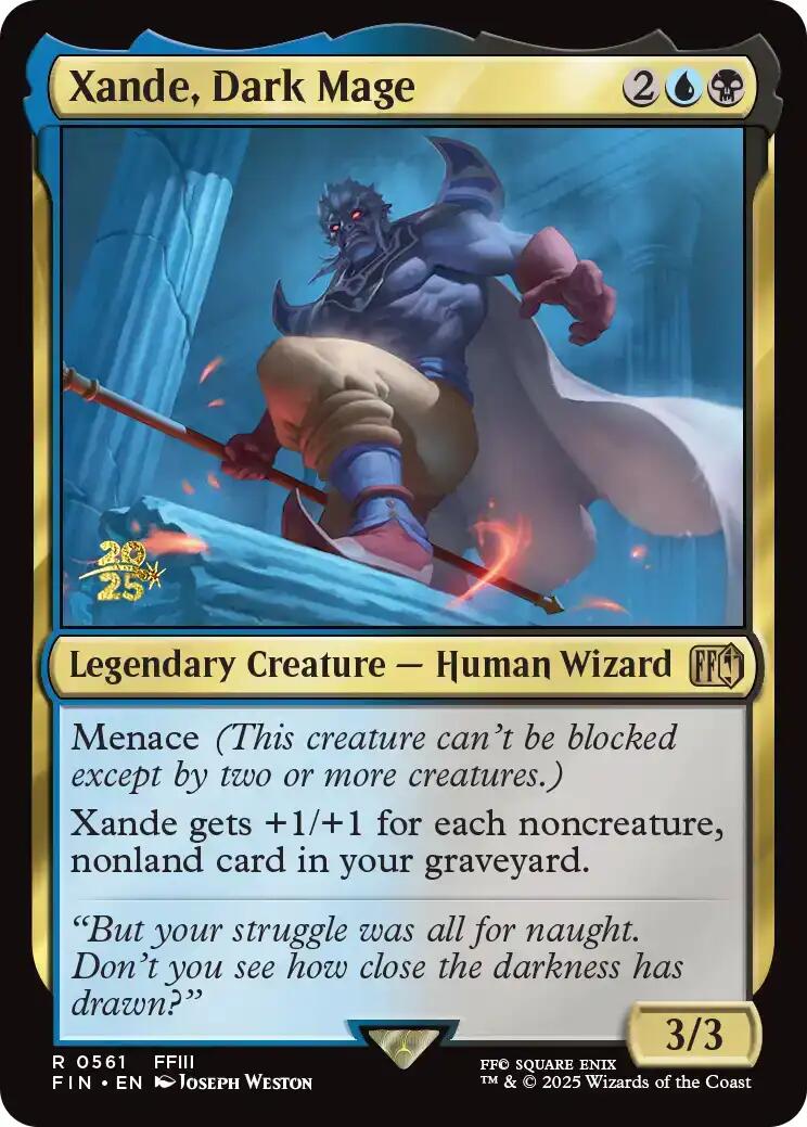Xande, Mage noir [Carte promo avant-première FINAL FANTASY]