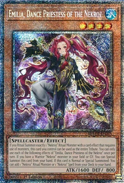 Emilia, Prêtresse de la Danse de Nékroz (Starlight Rare) [BLMM-FR025] Starlight Rare