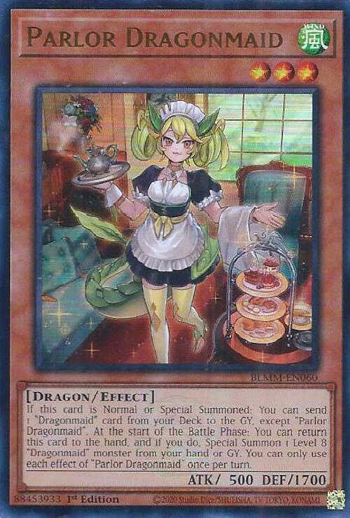 Dragonmaid de Salón [BLMM-EN060] Ultra Rara