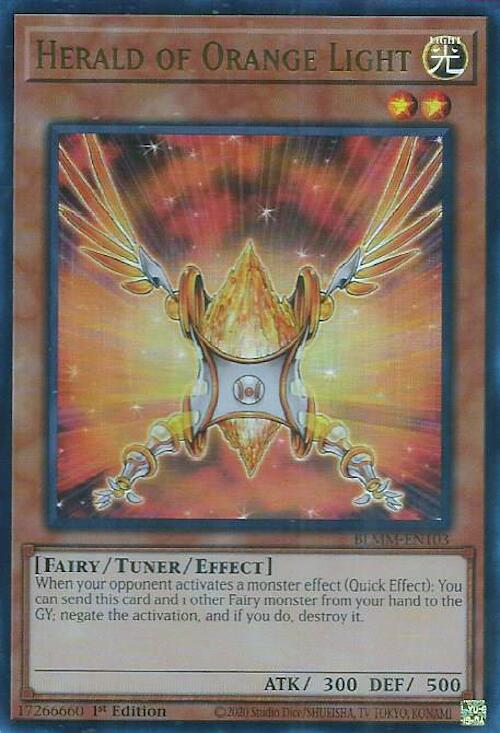 Héraut de la Lumière Orange [BLMM-FR103] Ultra Rare