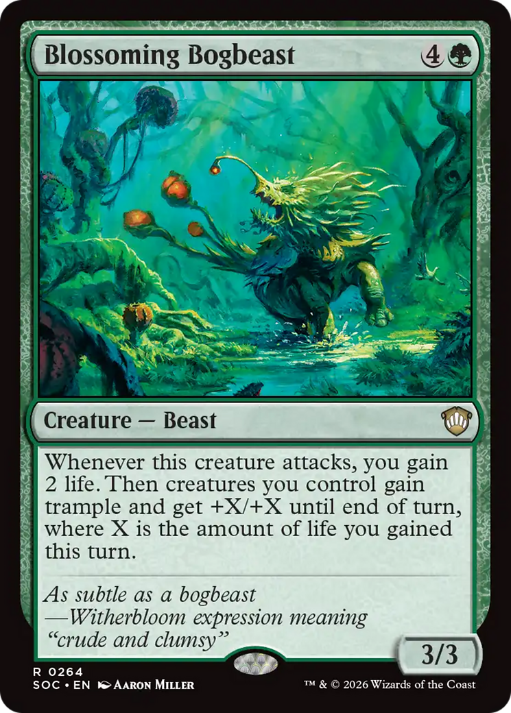 Bête des marais en fleurs [Commander : Les secrets de Strixhaven]