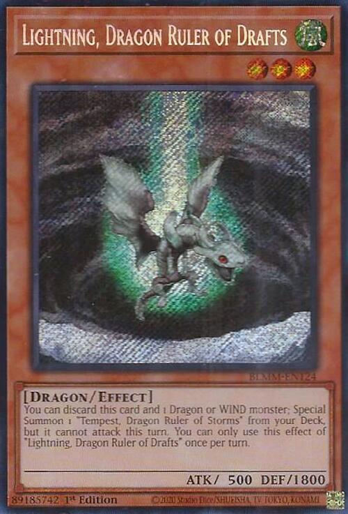 Lightning, Maître Dragon des Courants d'Air [BLMM-FR124] Secret Rare