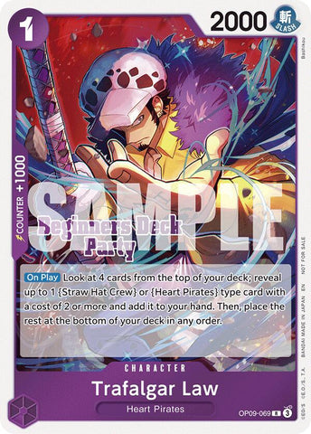 Trafalgar Law (ST-23 - Baraja para principiantes ST-28 Party) [Participación] [Cartas promocionales de One Piece]