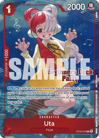 Uta (ST-23 - ST-28 Baraja de principiantes Party) [Ganador] [Cartas promocionales de One Piece]