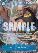 M. 1 (Daz.Bonez) (Fête de deck de débutant ST-23 - ST-28) [Gagnant] [Cartes promotionnelles One Piece]