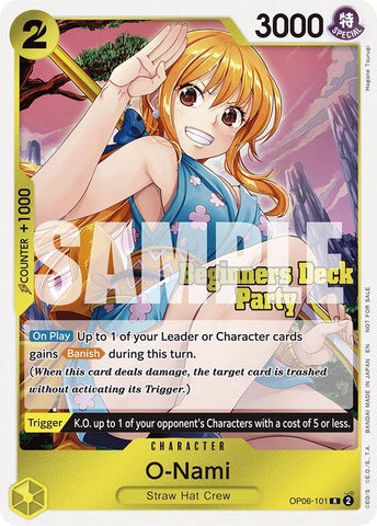 O-Nami (ST-23 - ST-28 Beginners Deck Party) [Participation] [Cartes promotionnelles One Piece]