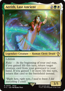 Aerith, Última Antigua (Surge Foil) [FINAL FANTASY Commander]