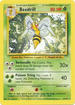 Beedrill (17/102) [Set Base Ilimitado]