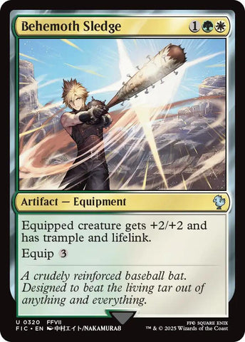 Mazo Martillo Colosal (Surge Foil) [Magic: The Gathering – Commander de FINAL FANTASY]