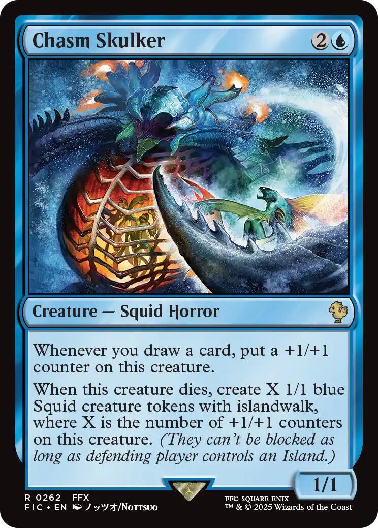 Incursor abismal (Surge Foil) [Magic The Gathering - Commander de FINAL FANTASY]