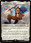 Cid, piloto aerolibre (Surge Foil) [FINAL FANTASY Commander]