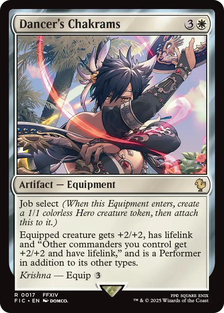 Chakrams de bailarina (Surge Foil) [FINAL FANTASY Commander]