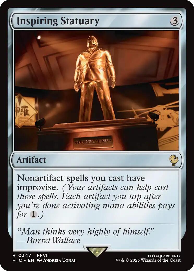 Statuaire inspirante (Surge Foil) [FINAL FANTASY Commander]