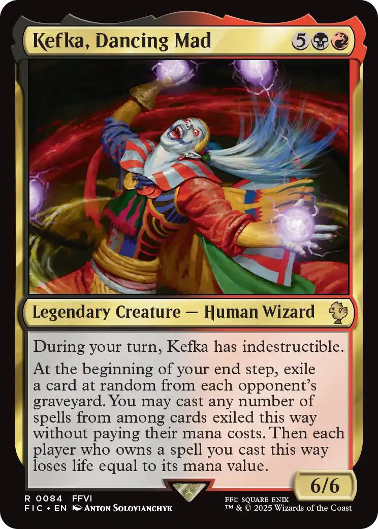 Kefka, Folie dansante (Feuille métallique Surge) [Commandant FINAL FANTASY]