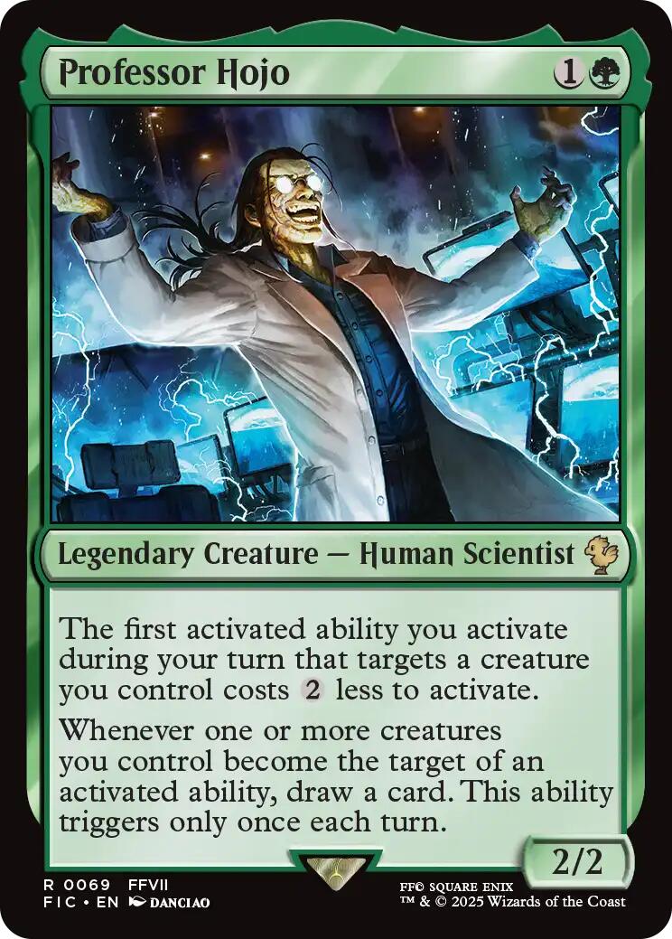 Profesor Hojo (Surge Foil) [FINAL FANTASY Commander]