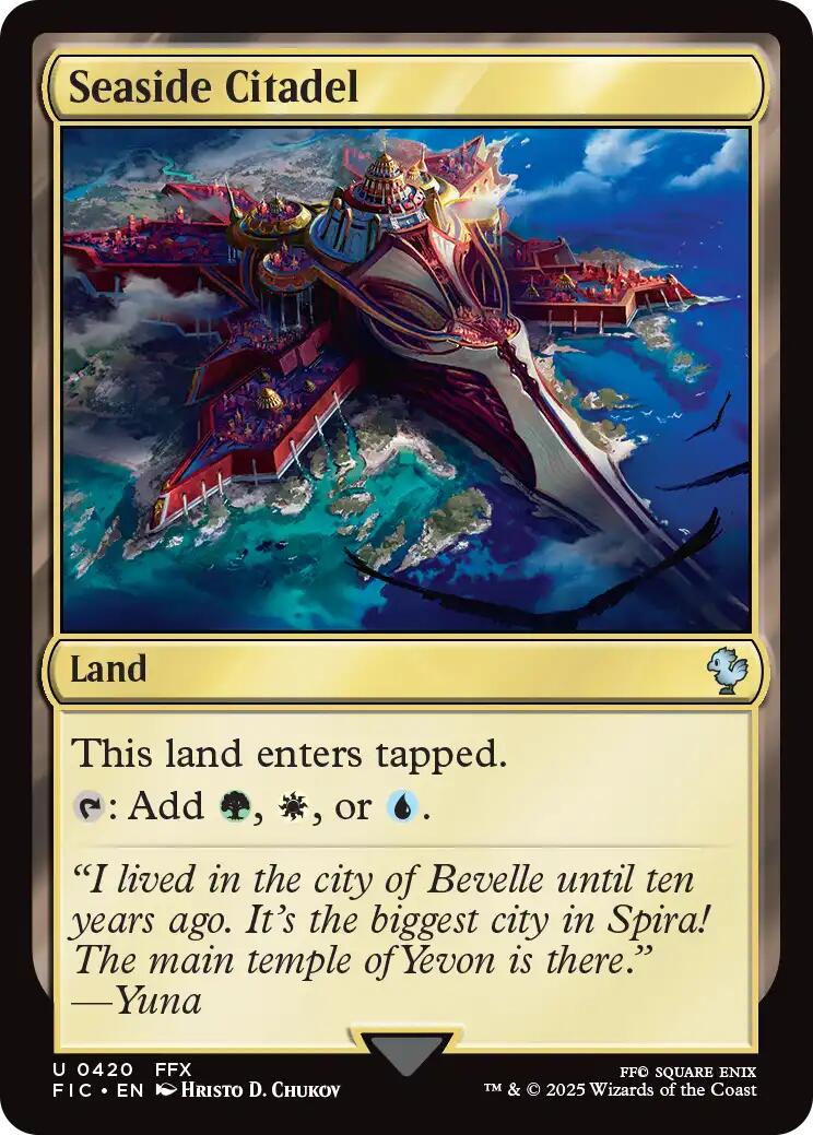 Ciudadela Costera (Surge Foil) [FINAL FANTASY Commander]