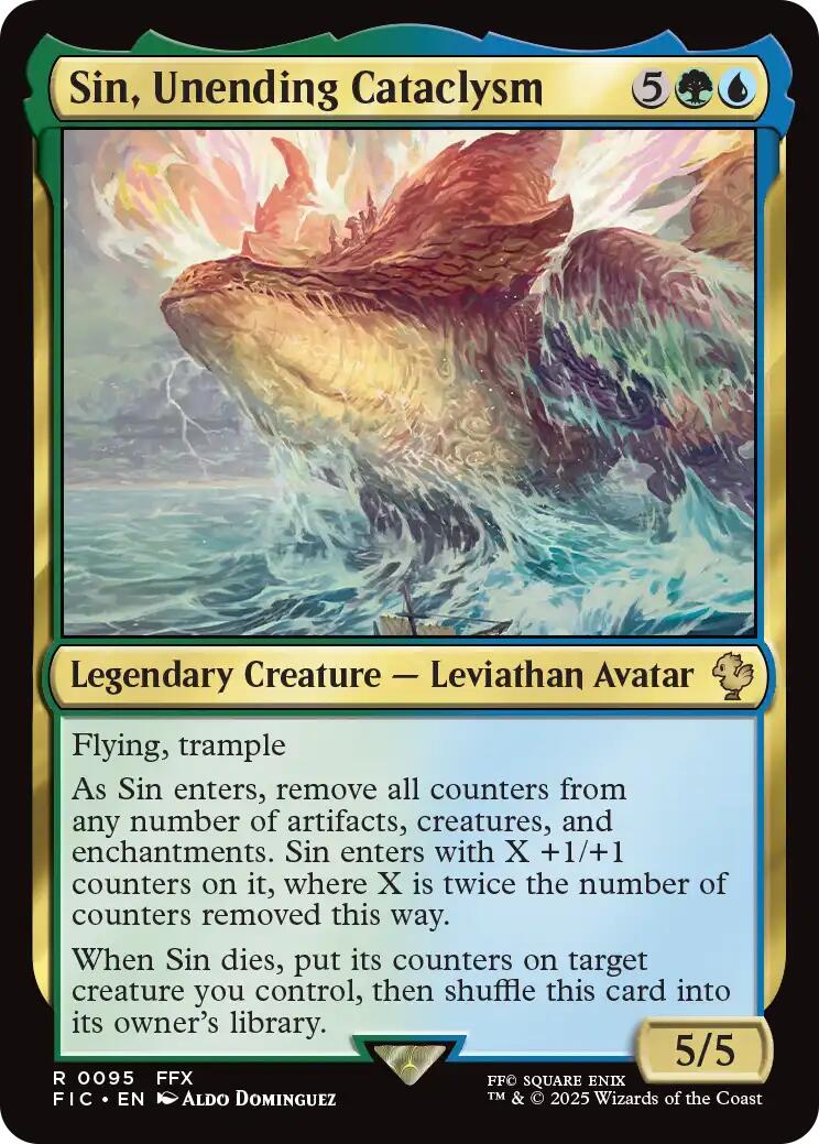 Péché, Cataclysme sans fin (Surge Foil) [FINAL FANTASY Commander]