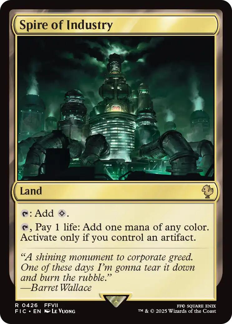 Flèche de l'industrie (Phyrexian Foiling) [FINAL FANTASY Commander]