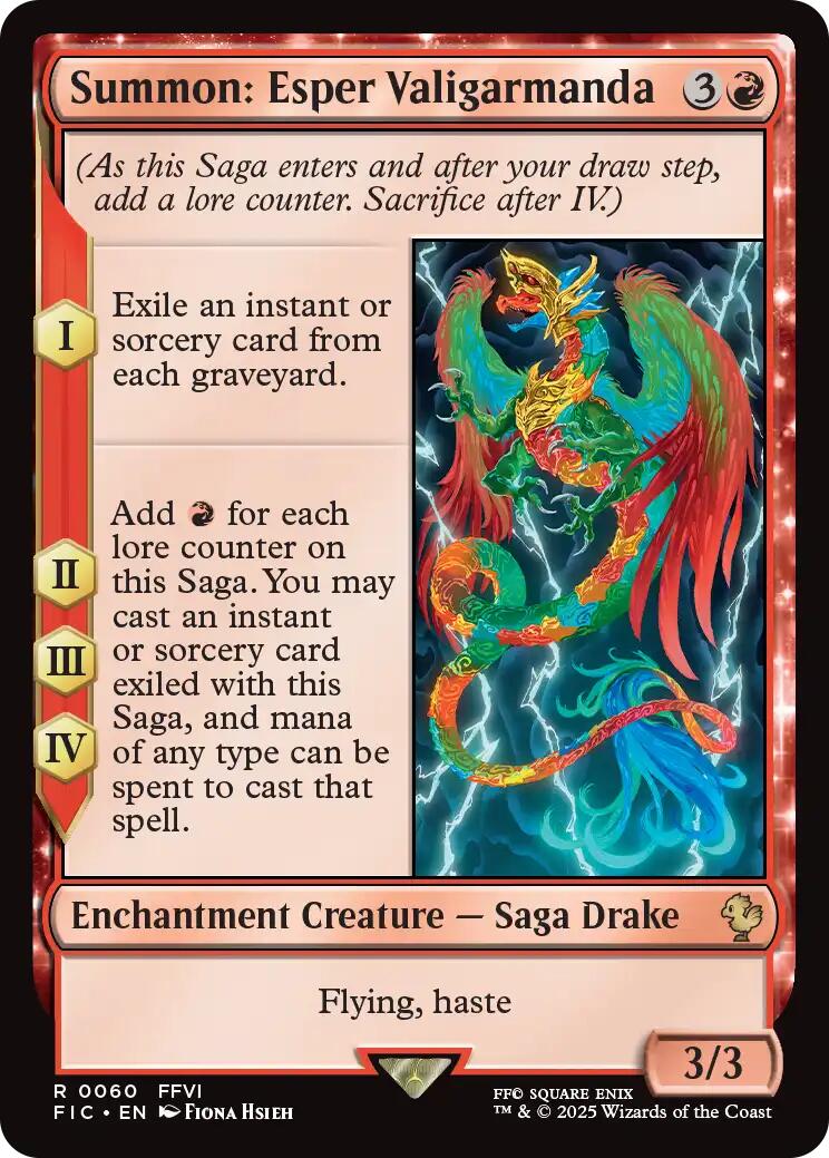 Invoquer : Espoir Valigarmanda (Surge Foil) [FINAL FANTASY Commander]