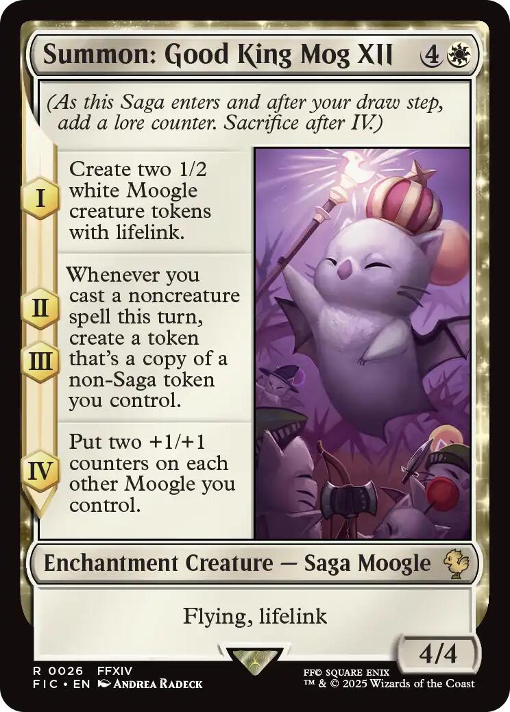 Invoquer : Bon Roi Mog XII (Surge Foil) [FINAL FANTASY Commander]