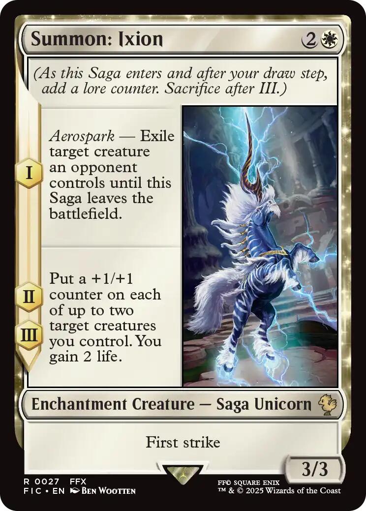 Convocar: Ixion (Surge Foil) [FINAL FANTASY Commander]