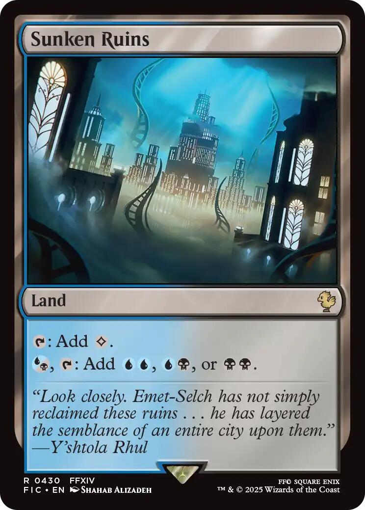 Ruines englouties (Surge Foil) [FINAL FANTASY Commander]