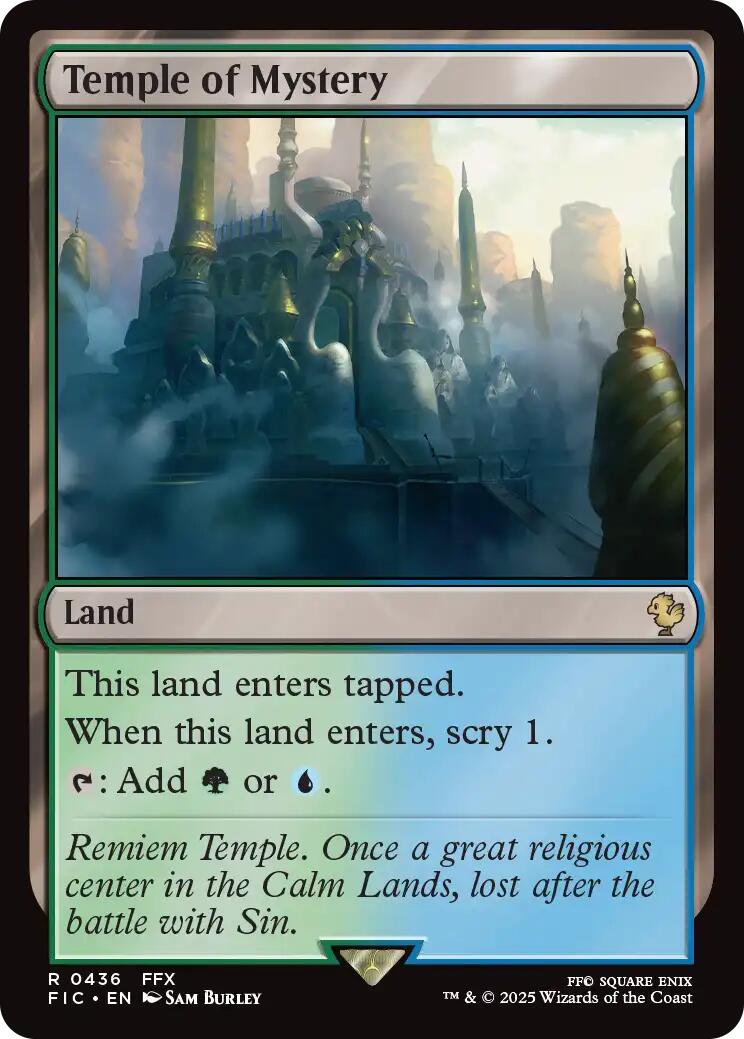 Temple du Mystère (Surge Foil) [FINAL FANTASY Commander]