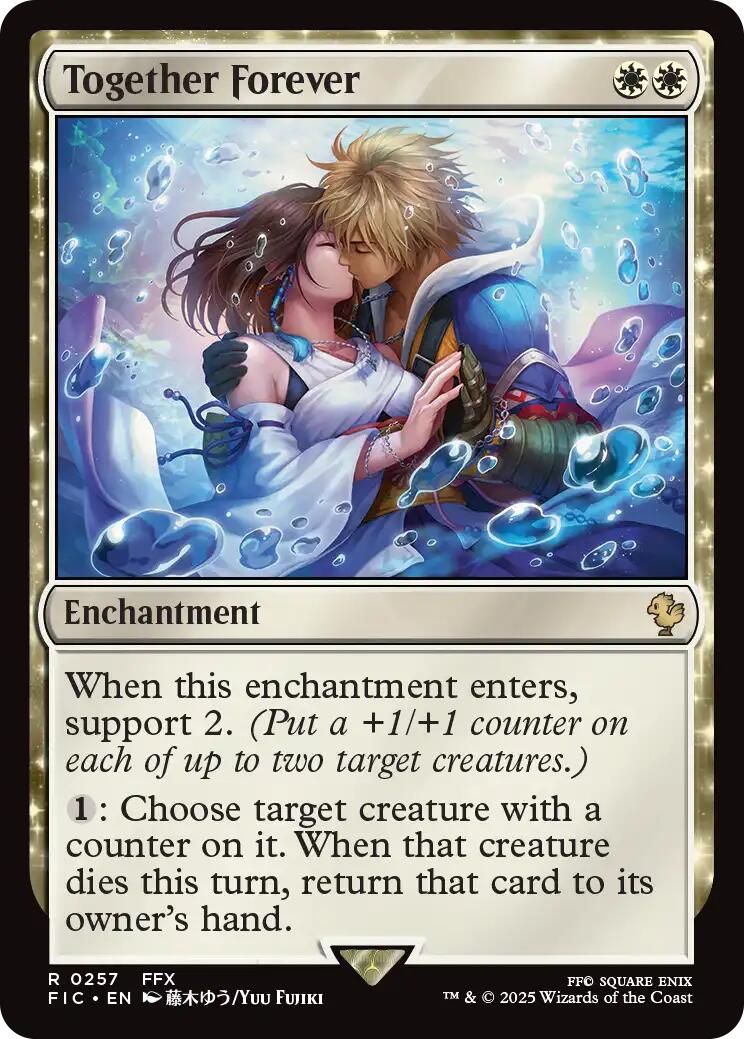 Ensemble pour toujours (Foil de la Surpuissance) [FINAL FANTASY Commander]