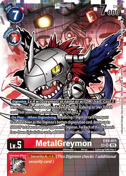MetalGreymon [EX9-011] (SP) [Monstruos VS]