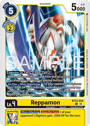 Reppamon [BT22-034] [Edén Cibernético]