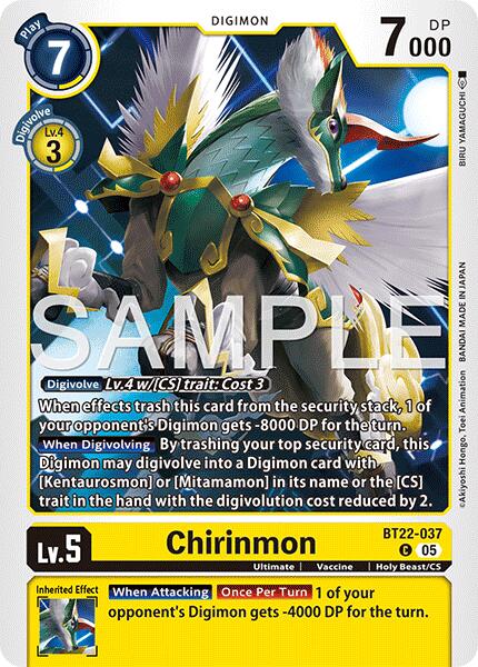 Chirinmon [BT22-037] [Ciber Edén]