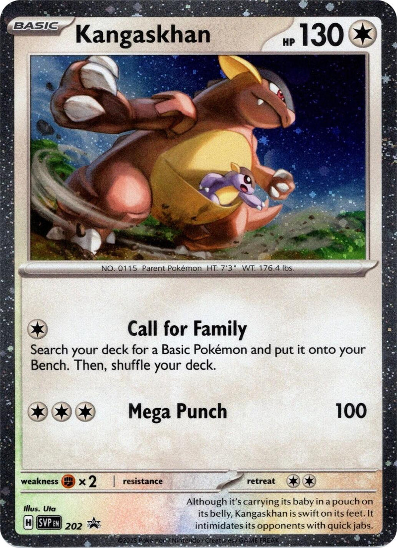 Kangaskhan (202) (Holo Cosmos) [Escarlata y Púrpura: Promos de Estrella Negra]