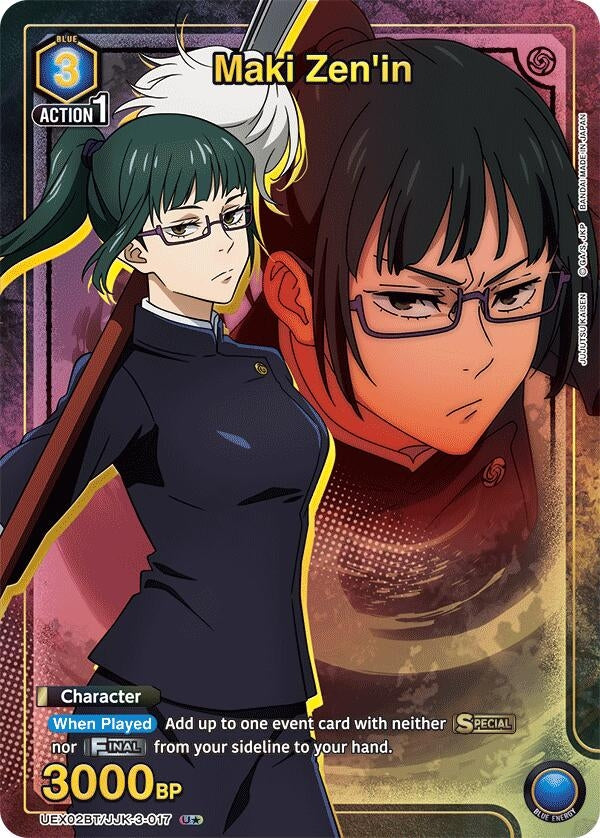 Image for Maki Zen'in (U*) (UEX02BT/JJK-3-017) (UEX02BT) - Union Arena