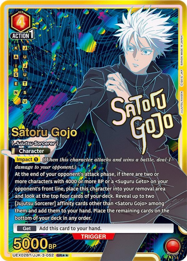 Image for Satoru Gojo (052) (SR**) (UEX02BT/JJK-3-052) (UEX02BT) - Union Arena
