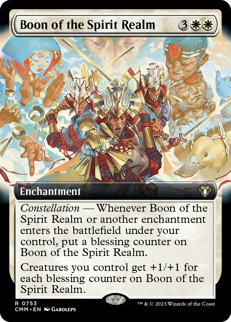 Don de l'esprit céleste (Illustration étendue) [Commander Masters]