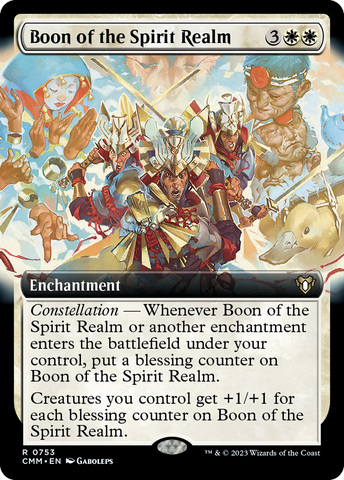 Don de l'esprit céleste (Illustration étendue) [Commander Masters]